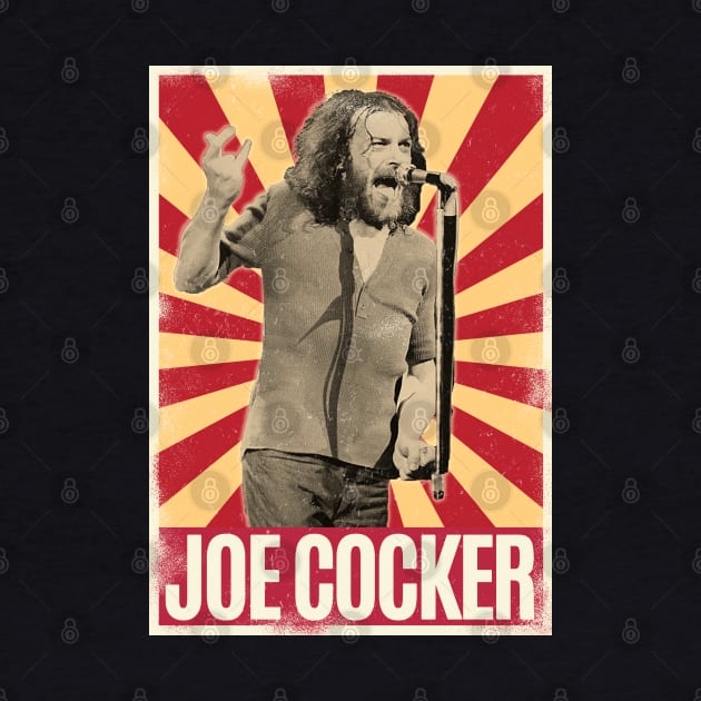 Retro Vintage Joe Cocker by Play And Create